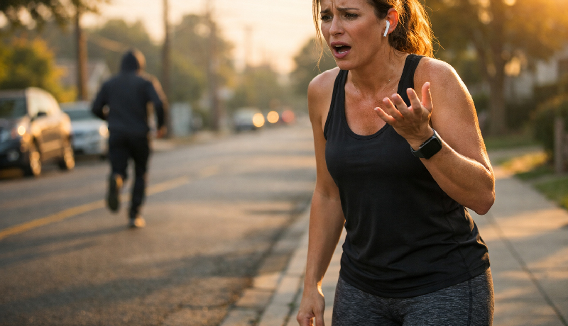 She Went for a Jog, Here’s What Happens Next